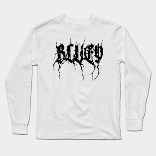 BLUEY DEATH METAL Long Sleeve T-Shirt